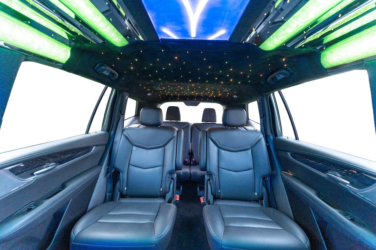 White Cadillac Limousine 11