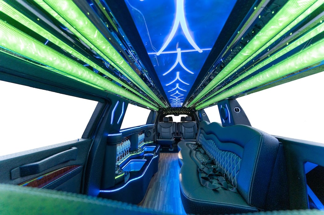 White Cadillac Limousine 2