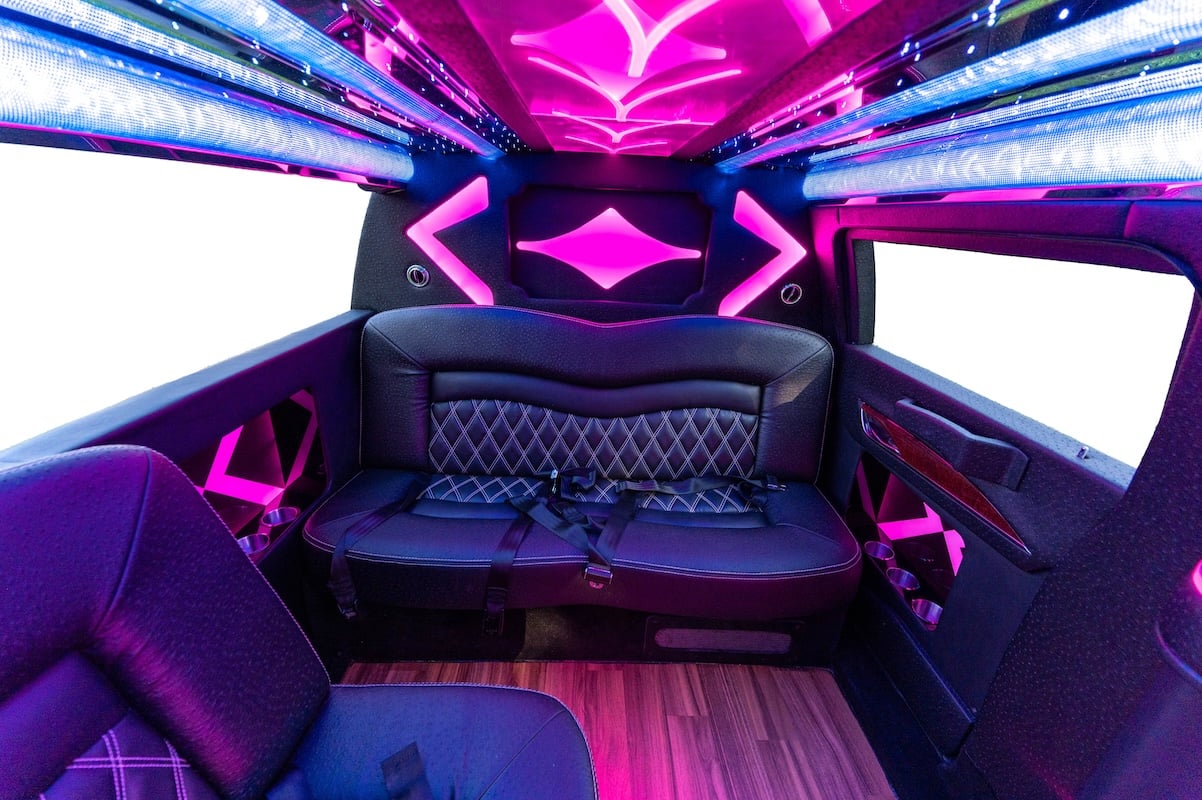 White Cadillac Limousine 7