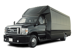 Black Ford E450 Party Bus